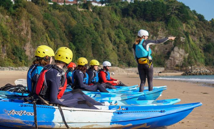 Kayaking sessions with Outer Reef in Pembrokeshire